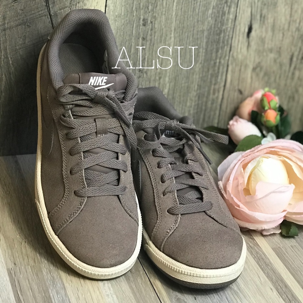 Nike Court Royal Suede Brown Cream W AUTHENTIC - Picture 2 of 8